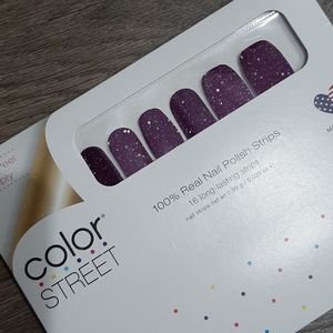 Color Street nail strips, retired Bordeaux Glitz